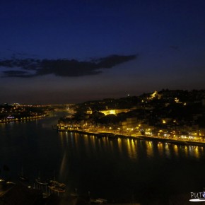 Night view from the Dom Luís Bridge