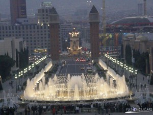 Magic fountains Barcelona