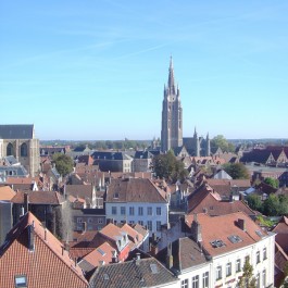 Brugges, pogled sa tvornice zvuka.