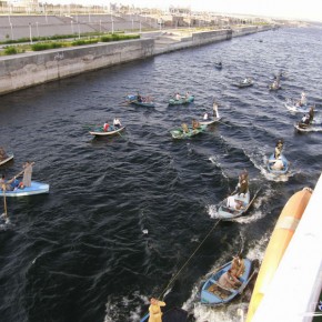 Floating Market on the River Nile near Esna