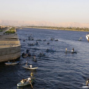 Floating Market on the River Nile near Esna