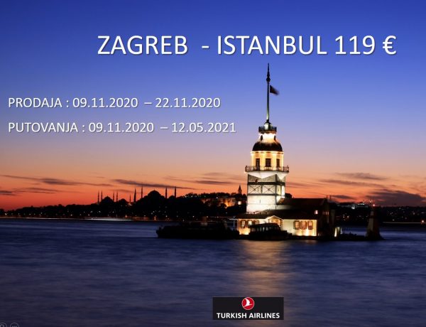 Turkish Airlines – Akcija za Istanbul iz Zagreba