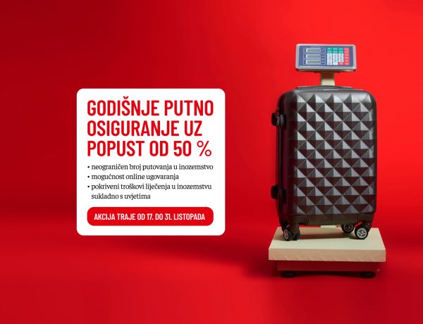 50% popusta na Wiener godišnje putno osiguranje – ugovorite policu već od 260kn